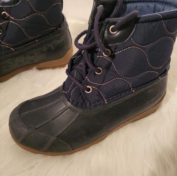 Sperry Rubber Boots Kids Size 2 - Picture 2 of 5